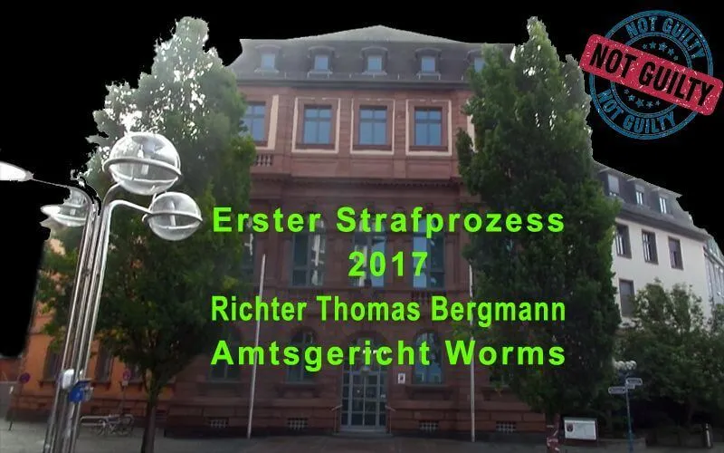 Amtsgericht Worms Urteil Richter Thomas Bergmann Erster Strafprozess 2017