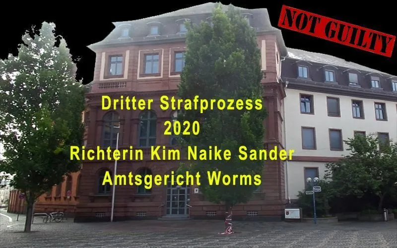 Amtsgericht Worms Urteil Richterin Kim Naike Sander Dritter Strafprozess 2020