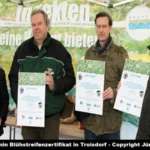 Foto Jürgen Lowis Blühstreifenzertifikate in Troisdorf Naturschutz vor der eigenen Haustür gegen Naturzerstörung in der VG Eich