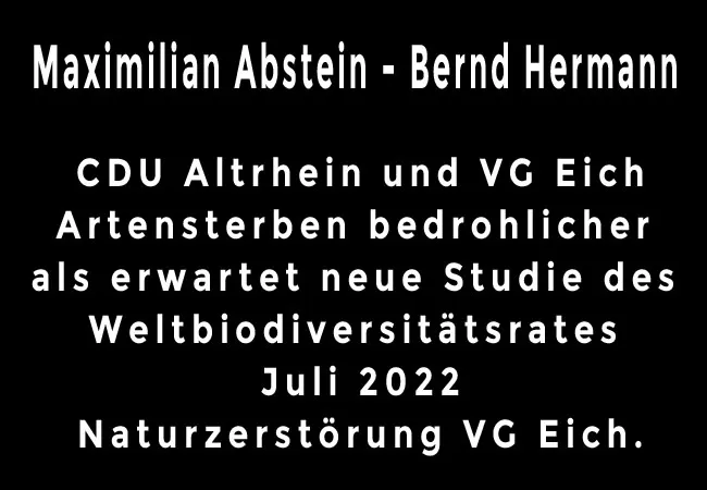 Klimaschutz VG Eich – Kein Aufbruch mit Klimaschutzmanager