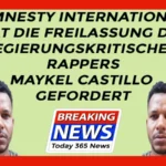 Amnesty International hat die Freilassung des regierungskritischen Rappers Maykel Castillo gefordert