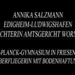 Annika Salzmann Edigheim-Ludwigshafen Richterin Amtsgericht Worms Max-Planck-Gymnasium in Friesenheim Überfliegerin mit Bodenhaftung