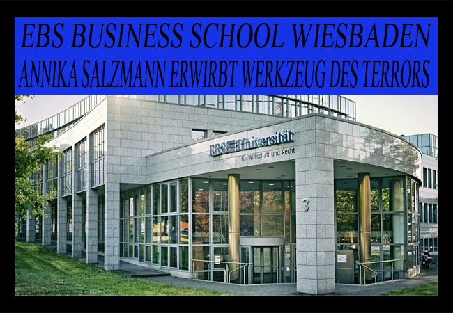 EBS Business School – Annika Salzmann erwirbt Werkzeug des Terrors